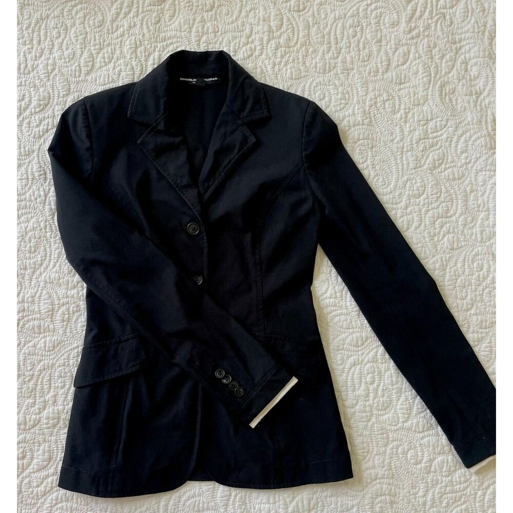 Charles Ancona Women’s Size 2 Black Classic Equestrian Show Coat Jacket
